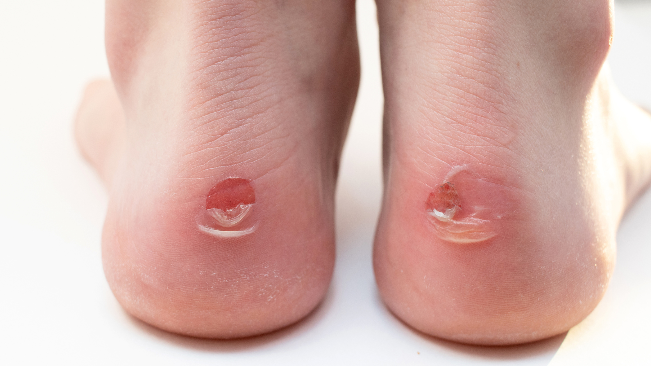 Waikato Blisters both heels