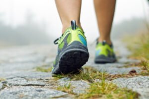 man walking in shoe 